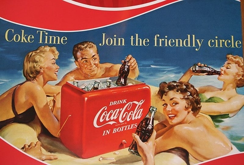 mini frigorifico coca cola retro